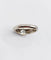 Bague 52 Bague jonc vintage en or blanc et diamant ovale 58 Facettes A07408