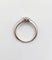 Bague 52 Bague jonc vintage en or blanc et diamant ovale 58 Facettes A07408