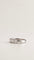 Bague 51 Demi-alliance - Bague en or gris 18K et diamants 58 Facettes LP 1632/UNNB