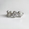 Bague 53 Aitches Teide - Bague en or blanc 18K et diamants 58 Facettes GBR1067WG