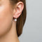 Boucles d'oreilles Underwater - Boucles d'oreilles créoles en or blanc et perles Akoya 58 Facettes GER1320WG