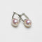 Boucles d'oreilles Underwater - Boucles d'oreilles créoles en or blanc et perles Akoya 58 Facettes GER1320WG
