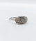 Bague 56 Bague Art déco en or blanc, platine et diamant 58 Facettes A07367
