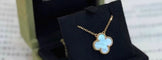 Collier Van Cleef & Arpels Vintage Alhambra - Collier en or jaune et nacre 58 Facettes jnci132