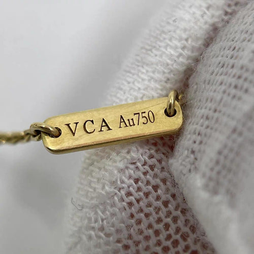 Collier Van Cleef & Arpels Vintage Alhambra - Collier en or jaune et nacre 58 Facettes jnci132