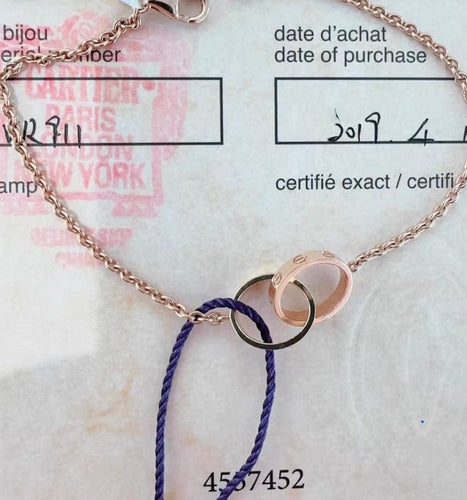 Bracelet Cartier Love - Bracelet en or rose 58 Facettes jnci133
