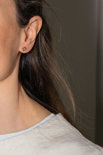 Boucles d'oreilles Boucles d'oreilles puces en or jaune et diamants 58 Facettes 5458460RV