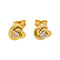 Boucles d'oreilles Boucles d'oreilles puces en or jaune et diamants 58 Facettes 5458460RV