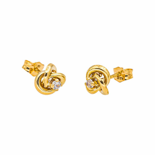 Boucles d'oreilles Boucles d'oreilles puces en or jaune et diamants 58 Facettes 5458460RV
