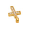Pendentif Pendentif religieux croix en or jaune et diamants 58 Facettes 5765224CN