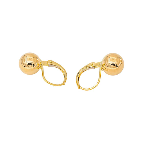 Boucles d'oreilles Boucles d'oreilles dormeuses en or jaune 58 Facettes 5713796CN