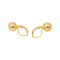 Boucles d'oreilles Boucles d'oreilles dormeuses en or jaune 58 Facettes 5713796CN