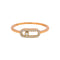 Bague 52 Messika Move Uno - Bague en or rose et diamants 58 Facettes 5700905RV