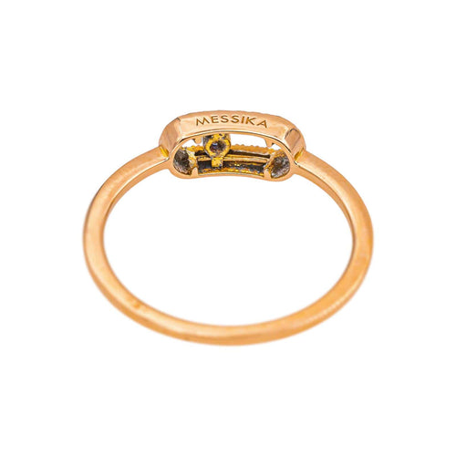 Bague 52 Messika Move Uno - Bague en or rose et diamants 58 Facettes 5700905RV