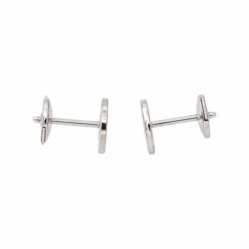 Boucles d'oreilles Dinh Van Menottes - Boucles d'oreilles en or blanc et diamants 58 Facettes 5679167RV