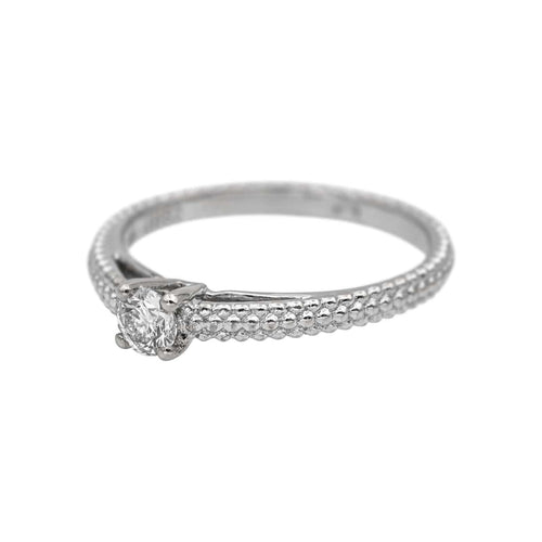 Bague 51 Mauboussin Fan du premier jour - Bague solitaire en or blanc et diamant 58 Facettes 5290542CN