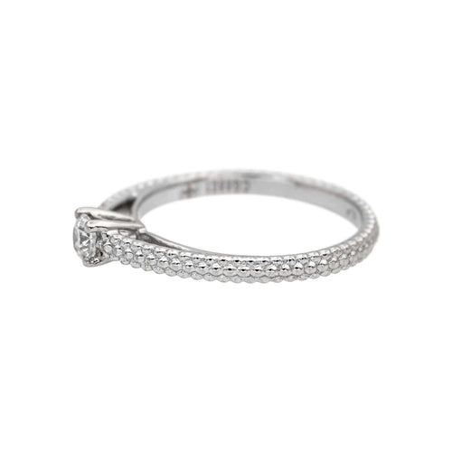 Bague 51 Mauboussin Fan du premier jour - Bague solitaire en or blanc et diamant 58 Facettes 5290542CN