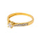 Bague 55 Bague solitaire en or jaune et diamants 58 Facettes 5777681CN