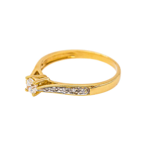 Bague 55 Bague solitaire en or jaune et diamants 58 Facettes 5777681CN