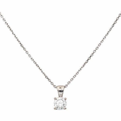 Collier Collier en or blanc et diamant 58 Facettes 5711068RV