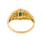 Bague 54 Bague en or jaune et blanc avec saphir et diamants 58 Facettes 5741987CN