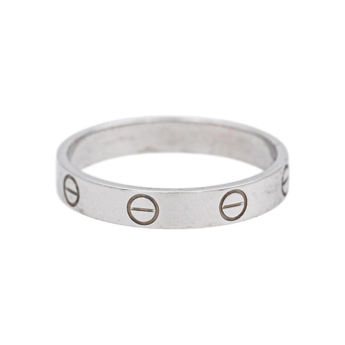 Bague 59 Cartier Love - Bague en or blanc 58 Facettes 5329954CN