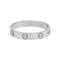 Bague 59 Cartier Love - Bague en or blanc 58 Facettes 5329954CN