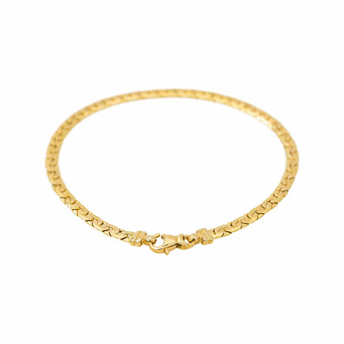 Bracelet Bracelet maille haricot en or jaune 58 Facettes 5444849CN