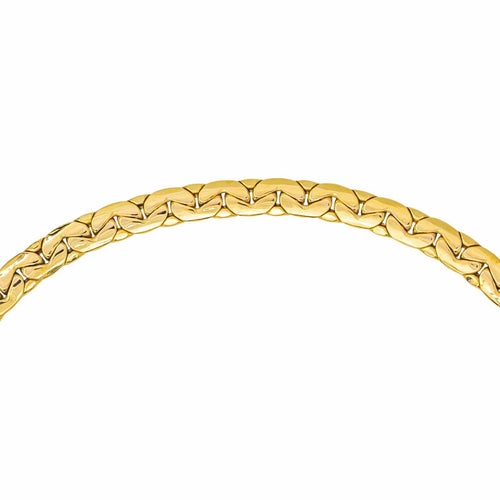 Bracelet Bracelet maille haricot en or jaune 58 Facettes 5444849CN