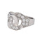 Bague 51 Dinh Van Menottes - Bague en or blanc et diamants 58 Facettes 5742062CN