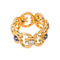 Bague 48.5 Bague bandeau en or rose, diamants et saphirs 58 Facettes 5714274CN