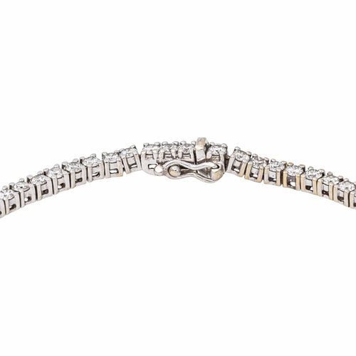 Bracelet Bracelet tennis en or blanc et diamants 58 Facettes 5724429RV