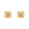 Boutons de manchette Boutons de manchette en or jaune et diamants 58 Facettes 5723376CN