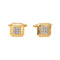 Boutons de manchette Boutons de manchette en or jaune et diamants 58 Facettes 5723376CN