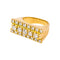 Bague 55 Bague en or jaune et diamants 58 Facettes 5693505CN