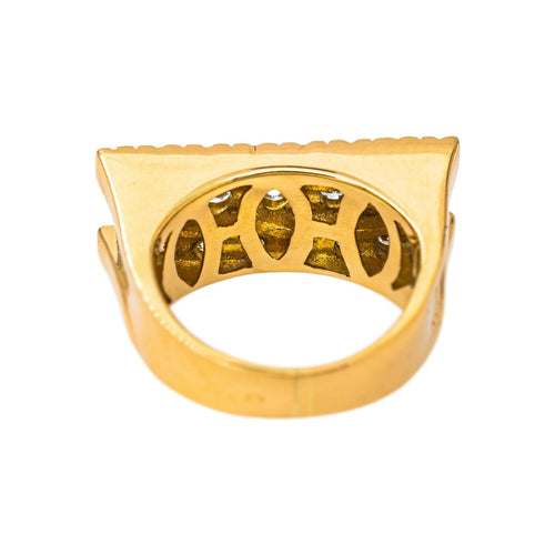Bague 55 Bague en or jaune et diamants 58 Facettes 5693505CN