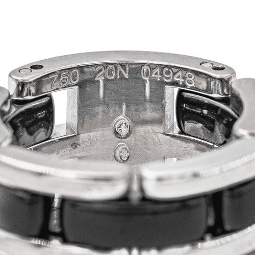 Bague 51 Chanel Ultra - Bague en or blanc et céramique 58 Facettes 5742985CN
