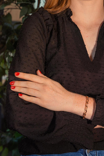 Bracelet Bracelet maille cheval en or rose 58 Facettes 5780573CN
