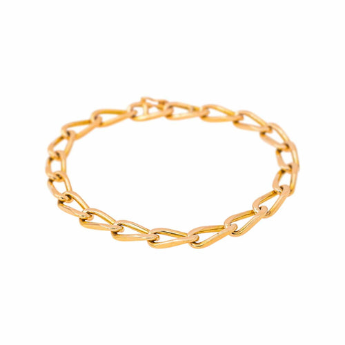 Bracelet Bracelet maille cheval en or rose 58 Facettes 5780573CN