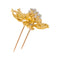Broche Broche Fleur en or jaune, or blanc et diamants 58 Facettes 5760295CN