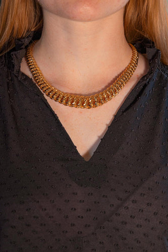 Collier Collier maille américaine en or jaune 58 Facettes 5714289CN