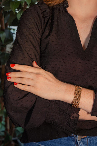 Bracelet Bracelet manchette en or rose 58 Facettes 5773776CN