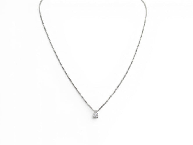 Collier Mauboussin Mon Premier Pas d'Amour - Collier en or blanc et diamant 58 Facettes 275704