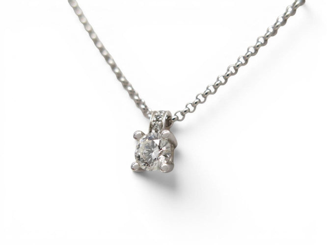 Collier Mauboussin Mon Premier Pas d'Amour - Collier en or blanc et diamant 58 Facettes 275704