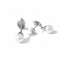 Boucles d'oreilles Boucles d’oreilles feuillage en or blanc, diamants et perles de culture 58 Facettes 1.00001322/2