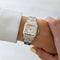 Montre Cartier Santos Carrée - Montre SM en acier cadran romain ivoire 58 Facettes 539