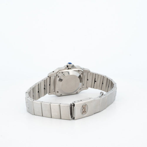 Montre Cartier Santos Carrée - Montre SM en acier cadran romain ivoire 58 Facettes 539