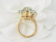 Bague 52 Bague fleur en or jaune et aigues-marines 58 Facettes 33558