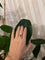 Bague 53 Bague de fiançailles en or blanc 18 ct, rubis et diamants 58 Facettes ring