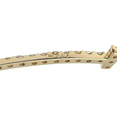 Tiffany & Co. T Smile - Pendentif en or jaune et diamants 58 Facettes awtxzncs26